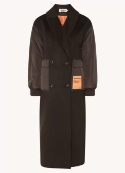 Ada Wool Long Coat | Cacao | Colourful Rebel Best