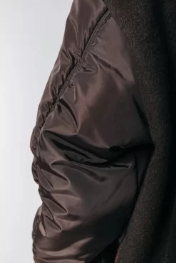 Ada Wool Long Coat | Cacao | Colourful Rebel Best