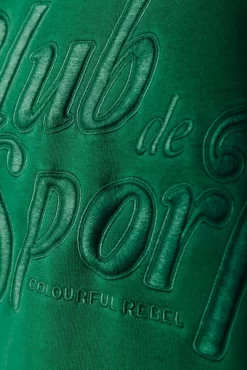 Club Sport Sweat | Deep Green | Colourful Rebel Cheap