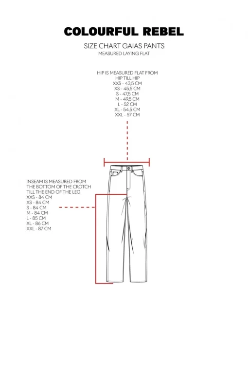 Gaias Corduroy Wide Leg Pants | Soft Blue | Colourful Rebel Flash Sale