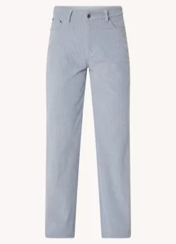Gaias Corduroy Wide Leg Pants | Soft Blue | Colourful Rebel Flash Sale