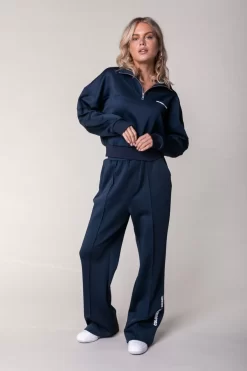 Jiby Pintuck Pants | Dark Blue | Colourful Rebel Online