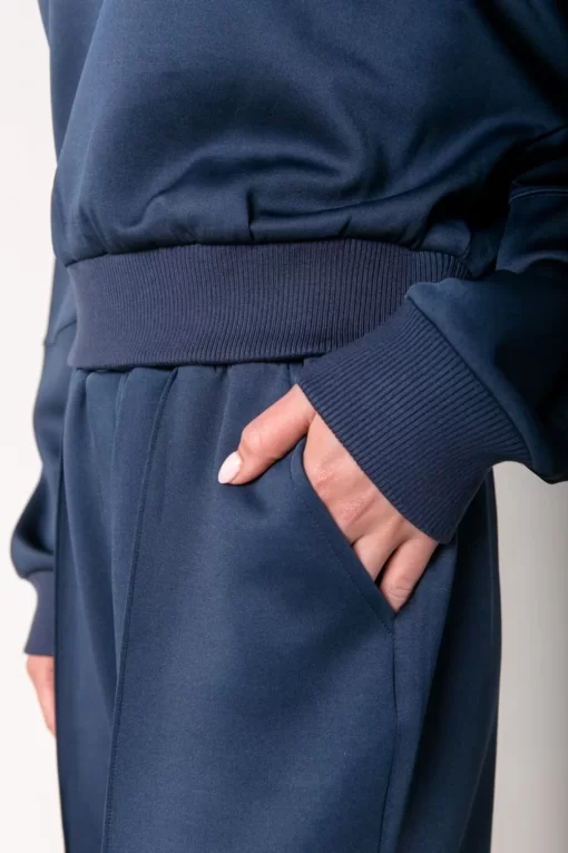 Jiby Pintuck Pants | Dark Blue | Colourful Rebel Online