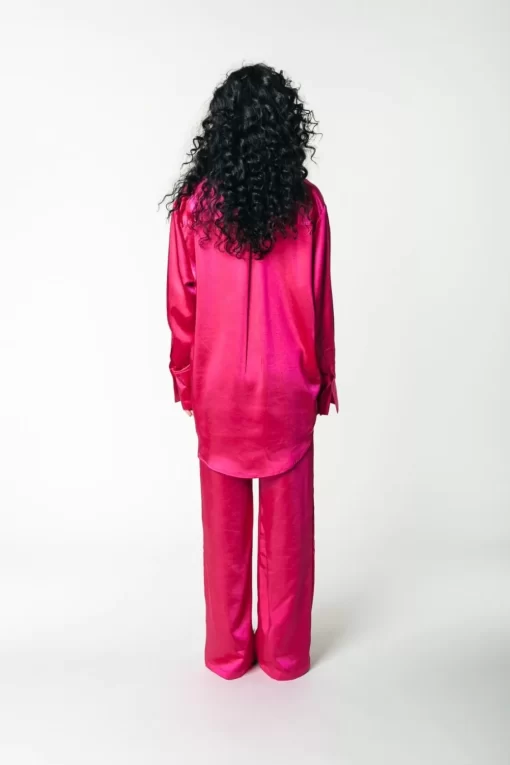 Jiby Satin Pants | Fuchsia | Colourful Rebel Best
