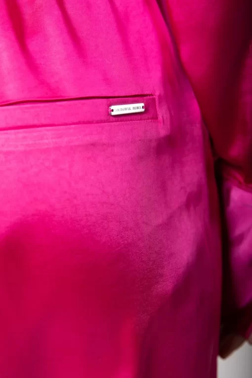 Jiby Satin Pants | Fuchsia | Colourful Rebel Best