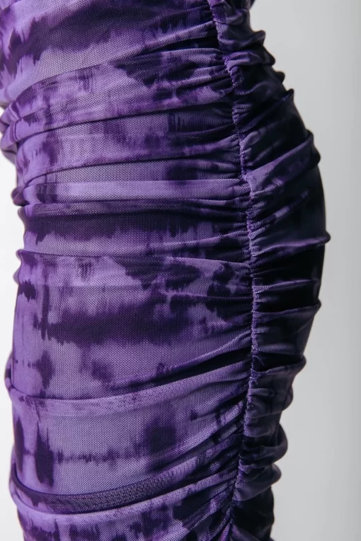 Juda Tie Dye Dress | Light Lilac | Colourful Rebel Best