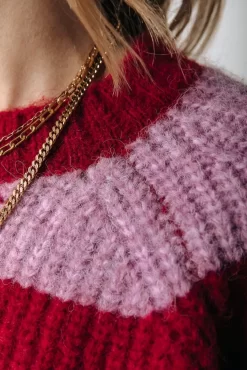 Kinza Knit | Red | Colourful Rebel Best