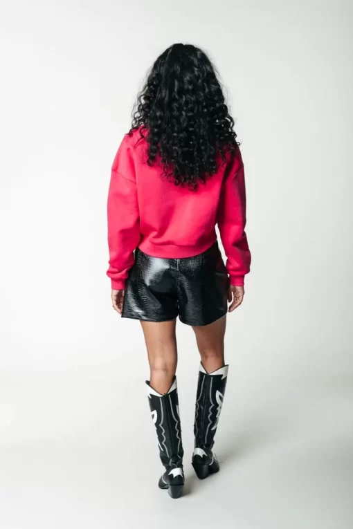 Linde Croco Vegan Leather Short | Black | Colourful Rebel Clearance