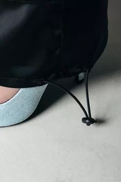 Moira Satin Worker Pants | Black | Colourful Rebel Flash Sale