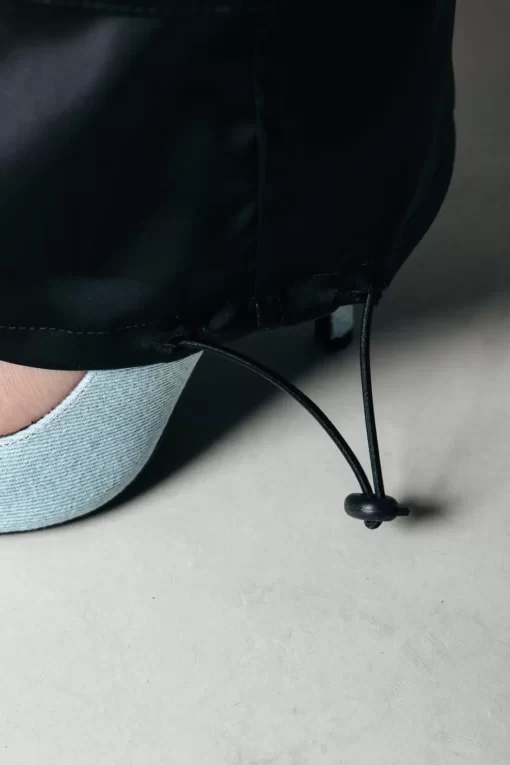 Moira Satin Worker Pants | Black | Colourful Rebel Flash Sale