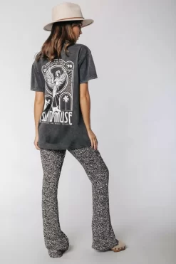 Nadine Leopard Flare Pants | Sand | Colourful Rebel Discount
