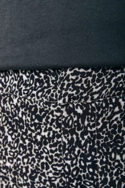 Nadine Leopard Flare Pants | Sand | Colourful Rebel Discount