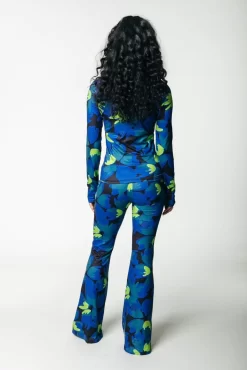 Neyo Moved Flower Top | Vibrant Blue | Colourful Rebel Best Sale