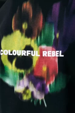 Paper Violas Long Sleeve | Black | Colourful Rebel Outlet