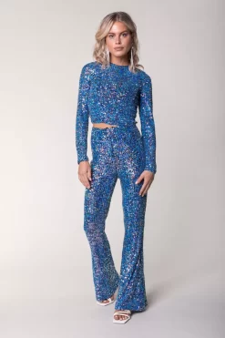 River Sequins Longsleeve Top | Medium Pink | Colourful Rebel Discount