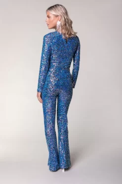 River Sequins Longsleeve Top | Medium Pink | Colourful Rebel Discount