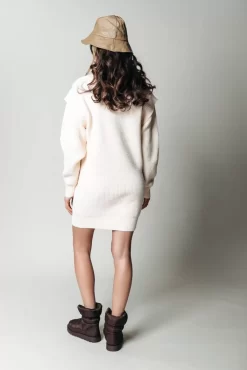 Tiby Knit Dress | Champagne | Colourful Rebel Flash Sale