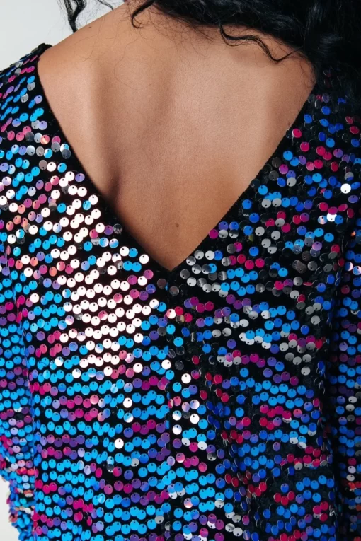Tina Sequins Straight Dress | Medium Pink | Colourful Rebel Best Sale