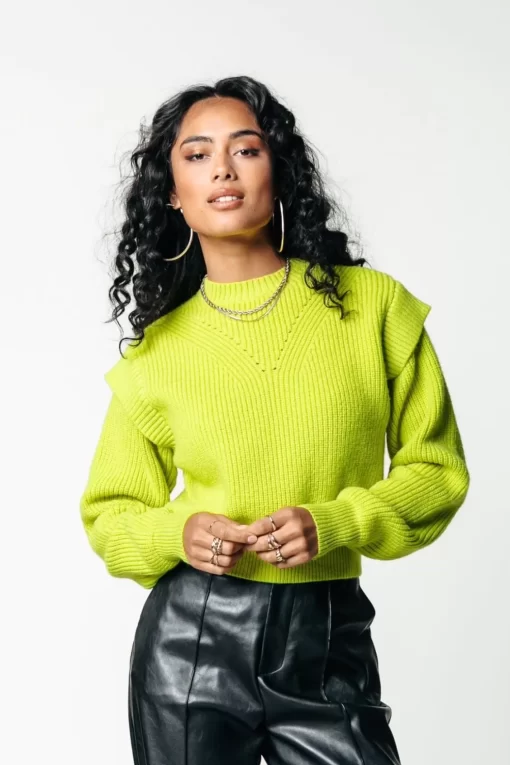Toby Knit | Neon Lime | Colourful Rebel Shop