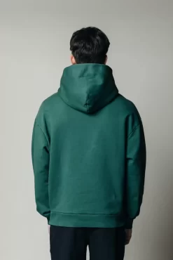 Uni Logo Hoodie | Dark Green | Colourful Rebel Best