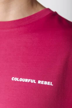 Uni Logo Tee | Burgundy | Colourful Rebel Cheap