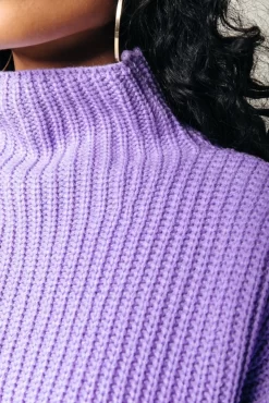 Vicca Knitted Sweater | Lilac | Colourful Rebel Online