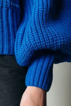 Yitty Knitted Sweater | Vibrant Blue | Colourful Rebel Sale