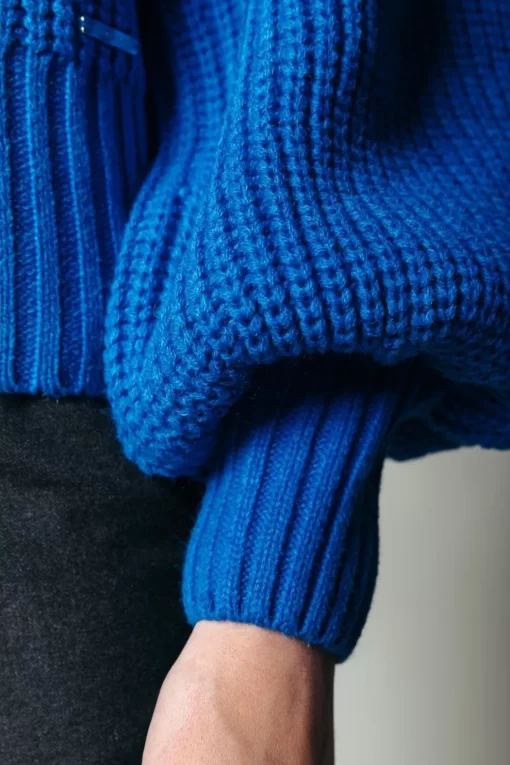 Yitty Knitted Sweater | Vibrant Blue | Colourful Rebel Sale
